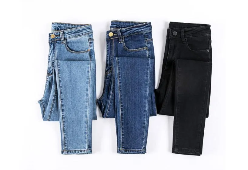 Stretch Pencil Jeans Denim 3 Colors