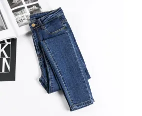 Stretch Pencil Jeans Denim 3 Colors