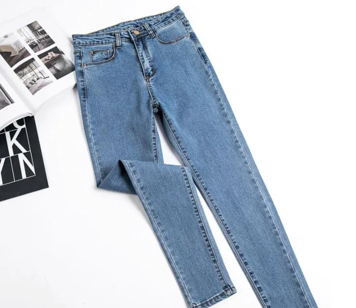 Stretch Pencil Jeans Denim 3 Colors