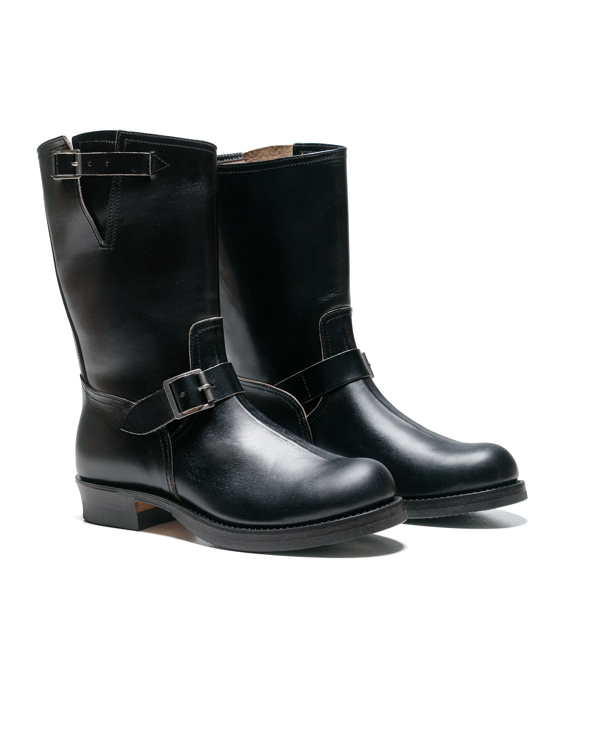 Sure! Here’s an optimized title for the e-commerce product:

Real McCoys BA22001 Buco Engineer Boots - Classic Buttock Black Leather Work Boots