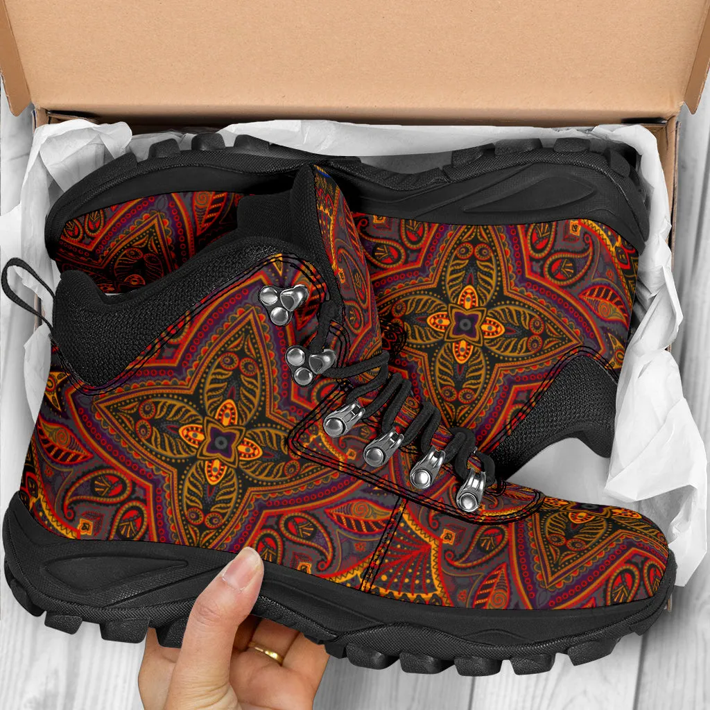 Tribal Mandala - Alpine Boots