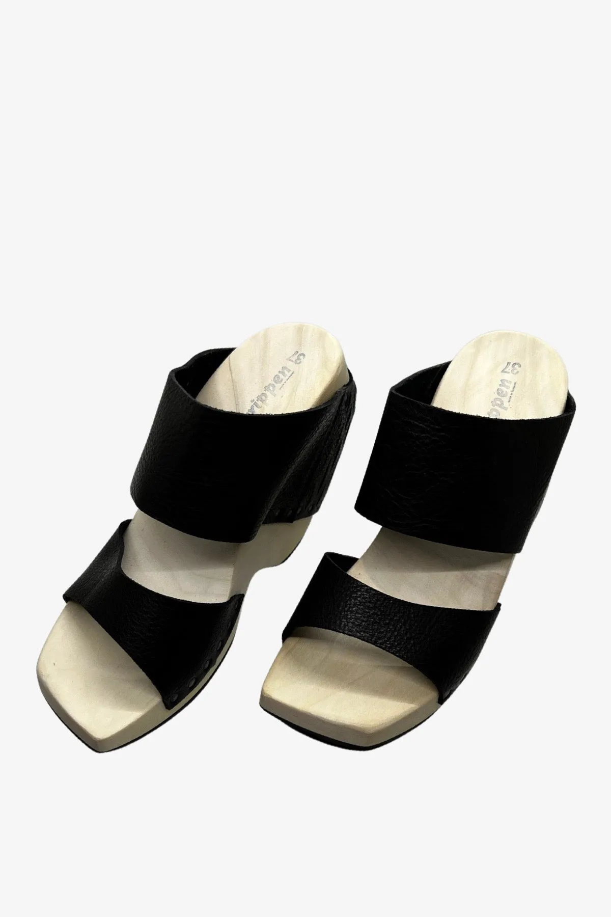 Trippen Trap Sandal | Black