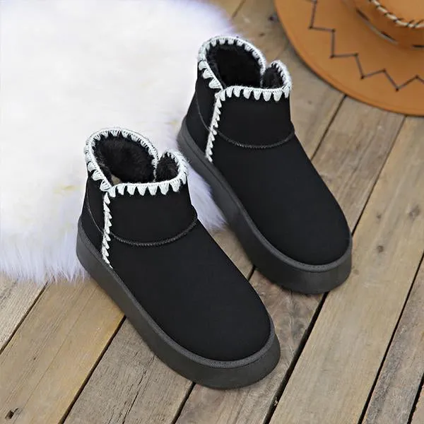 Women's Casual Boho Style Thick Sole Snow Boots 67142346S