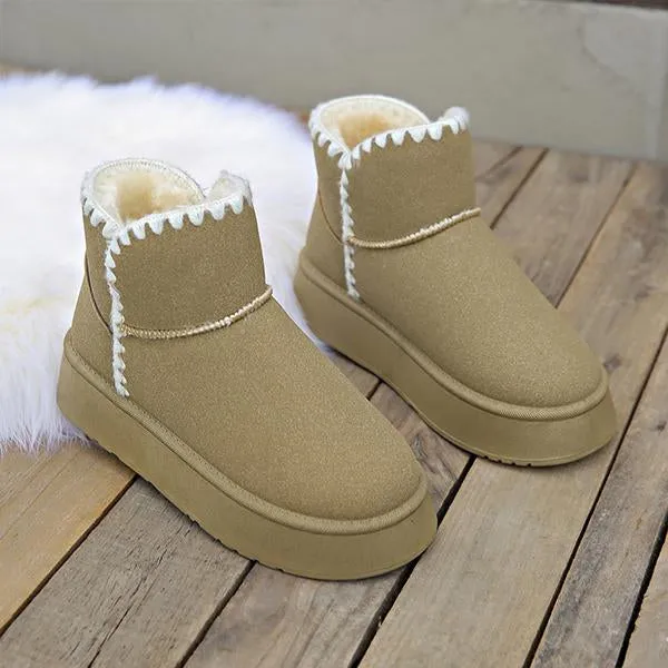 Women's Casual Boho Style Thick Sole Snow Boots 67142346S