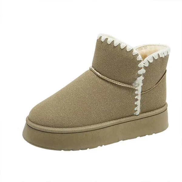 Women's Casual Boho Style Thick Sole Snow Boots 67142346S