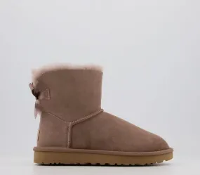 Womens Ugg Mini Bailey Bow Caribou