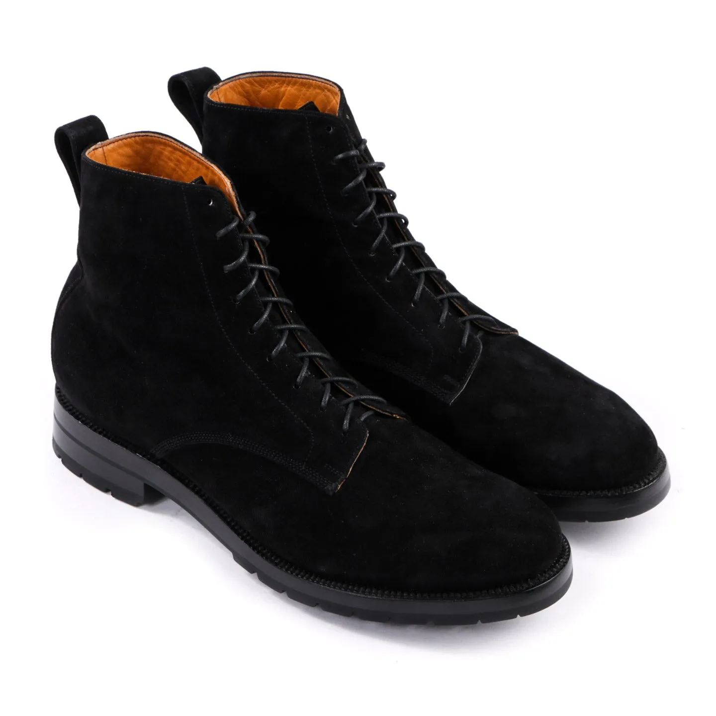 YUKETEN ERIC BOOT BLACK SUEDE